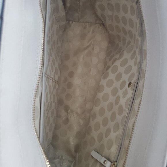 Kate Spade Cream and Black Tote Bag Leather, 18" Mint Condition - Picture 6 of 6